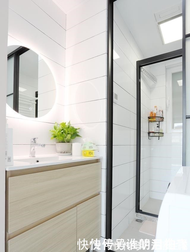 一居室|看腻了北欧风,43㎡一居室靠超美配色做到了优雅高级!