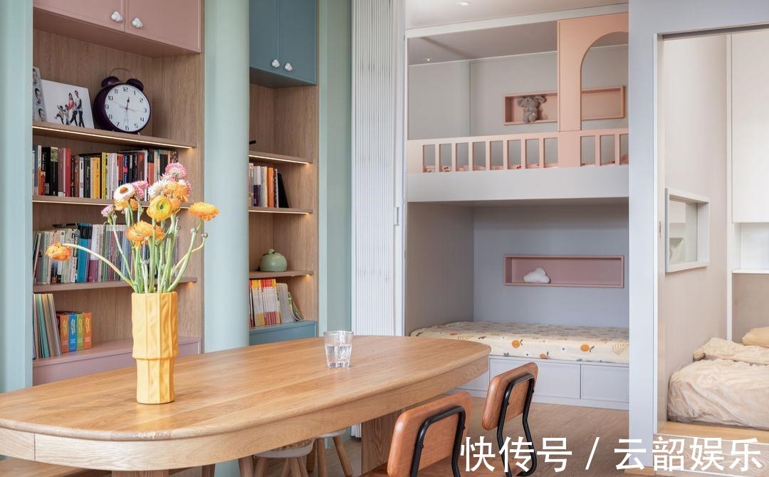 多功能室|佩服!她把仅55㎡的家重新改造,有“4室”两卫,老破小逆袭成功