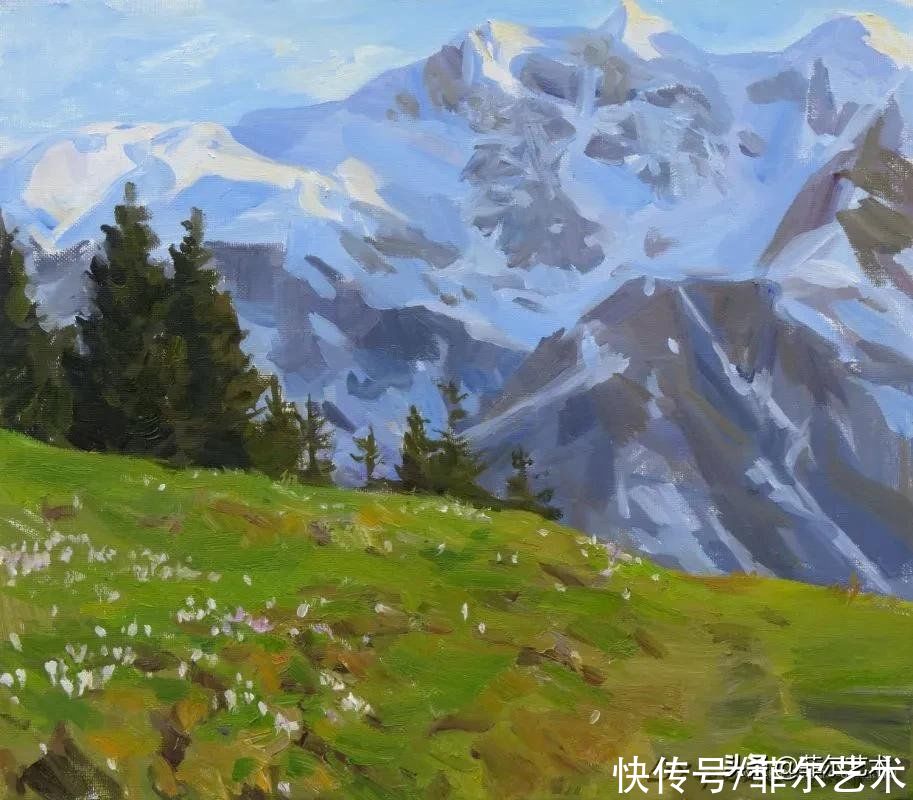 victori俄罗斯女画家维多利亚·哈尔琴科风景油画作品欣赏