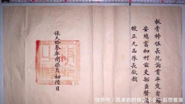 越南末代王朝的汉字圣旨,书法水平怎么样!