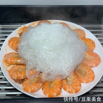 植物油|#巨下饭的家常菜#蒸蒜蓉粉丝大虾