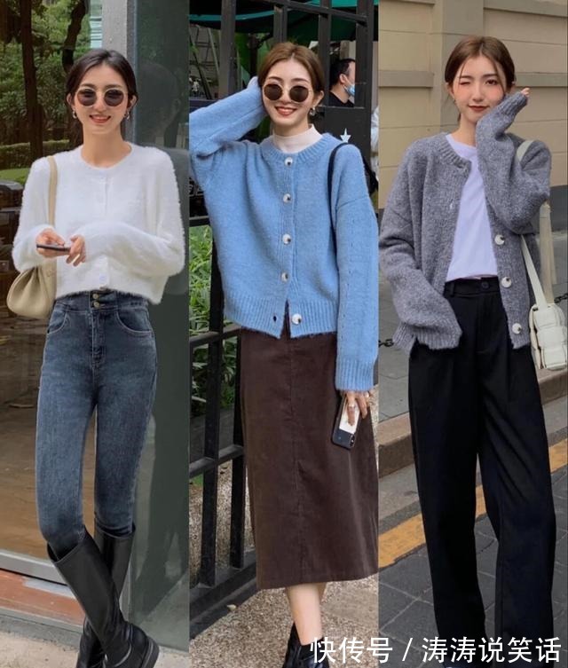 气质 做个会穿搭的女生,秋冬毛衣气质穿搭示范,让你变身优雅时髦精!