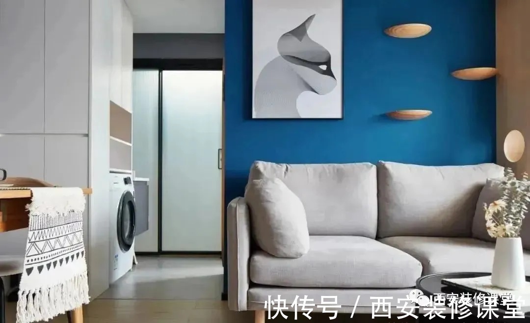 布局|60㎡一室一厅装修,单身颜值家