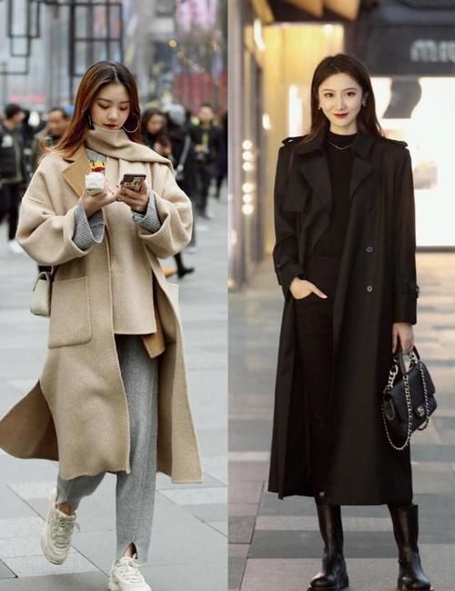 讲真，穿大衣就服街拍达人！她们的“大衣穿搭”，时髦高级又好看