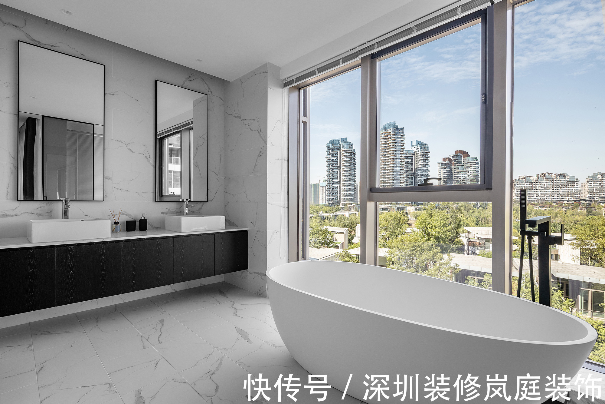 现代|深圳装修:恒大城120㎡现代简约,打造治愈感的温馨”豪宅“