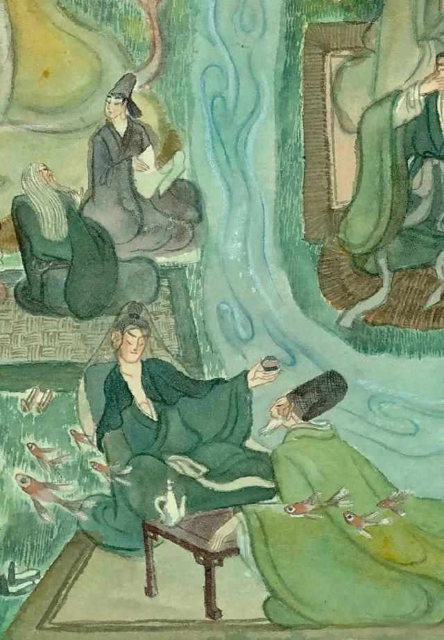 插画师@92年中国最美插画师,闭关一年画洛神,一笑倾城