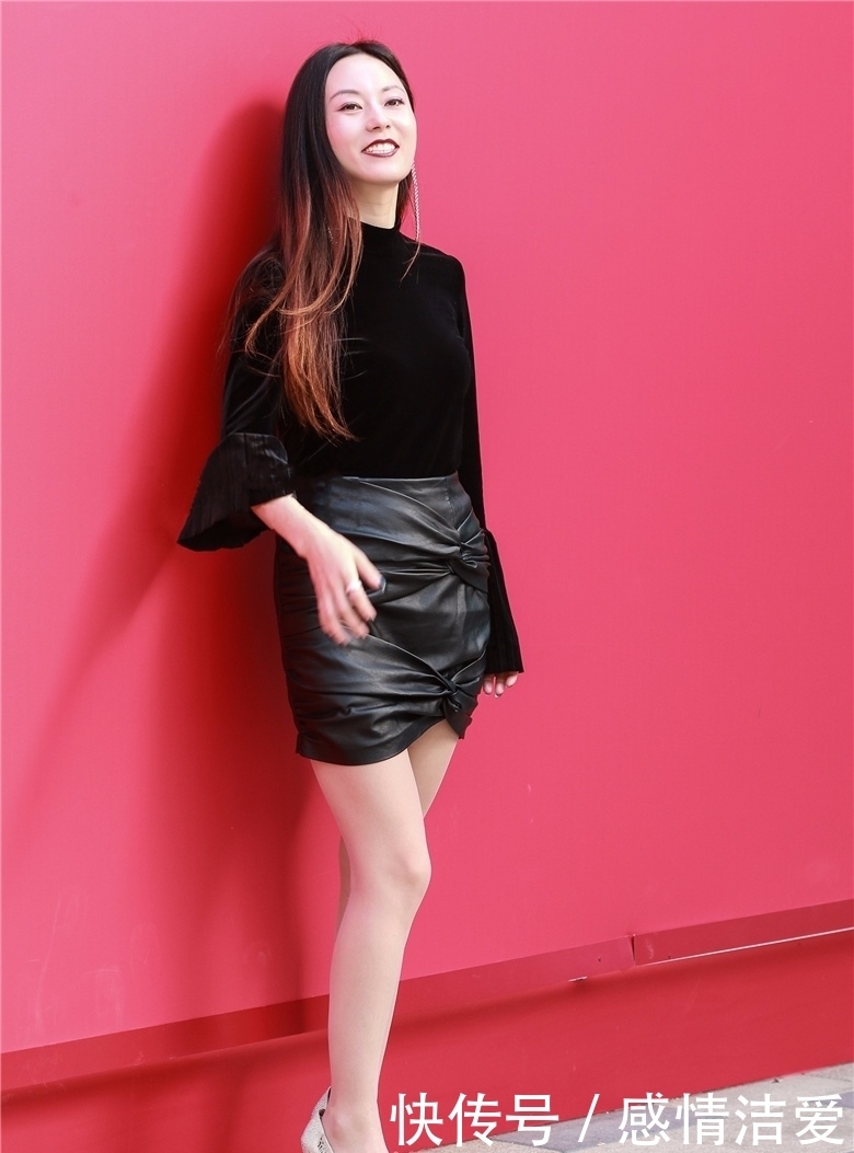 元素|街拍联盟:皮裙,肉丝,高跟,美腿元素一应俱全