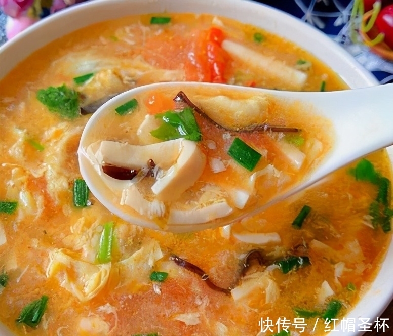 爱喝|好喝不长胖,鸡蛋豆腐汤,巨滑嫩鲜美,做法超简单,超爱喝