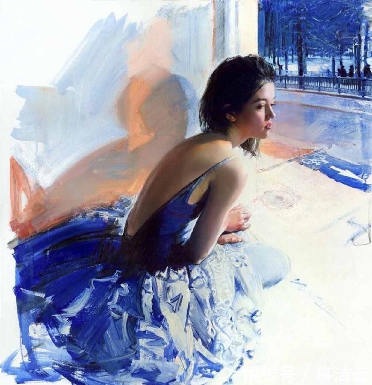 画作@如此唯美动人的画作,源于对艺术基础的深刻认识和理解