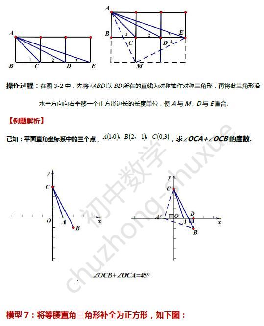 解题|超全整理：初中全等三角形11大解题模型图文精讲，可下载打印。