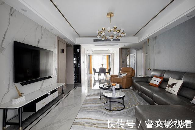 现代|一家三口住140㎡新房,精致大气的现代轻奢风格,看完非常喜欢