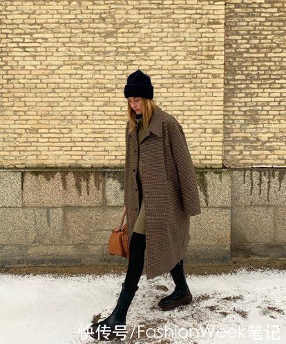 欧美风穿搭，无敌酷飒，保暖和简约时尚兼备