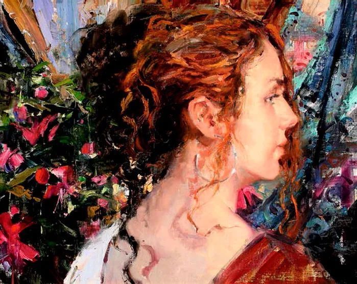 jeffrey|他的油画笔触粗犷又细腻，透着一种不可言说的美