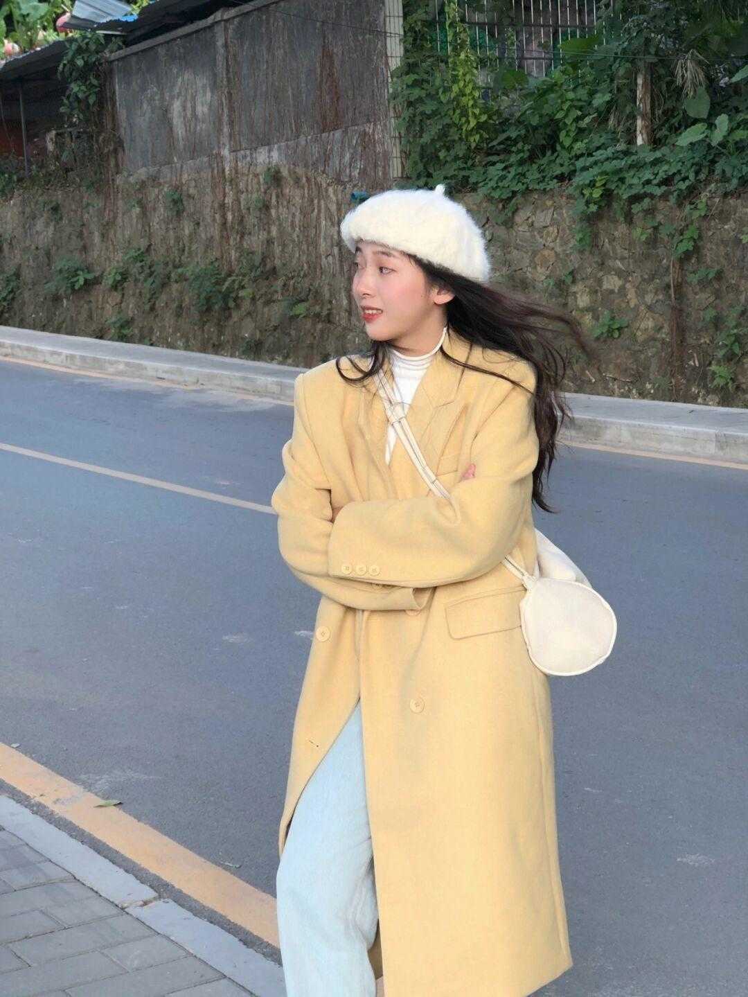 烟管裤|2021秋冬这几种大衣火了,洋气保暖又大方,怎么搭配都高级