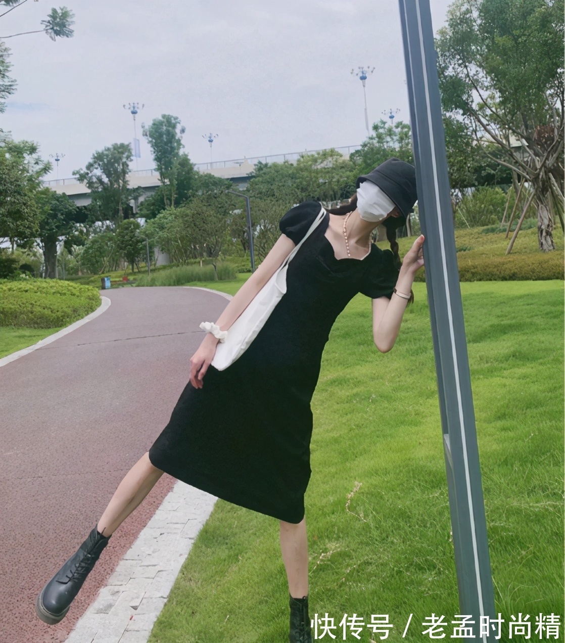 裙子|黑色系裙子也太显气质了!高级大方又显瘦