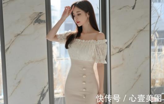 文艺裙|女神孙允珠高清时尚搭配:香肩流苏扇叶清纯花雪文艺裙