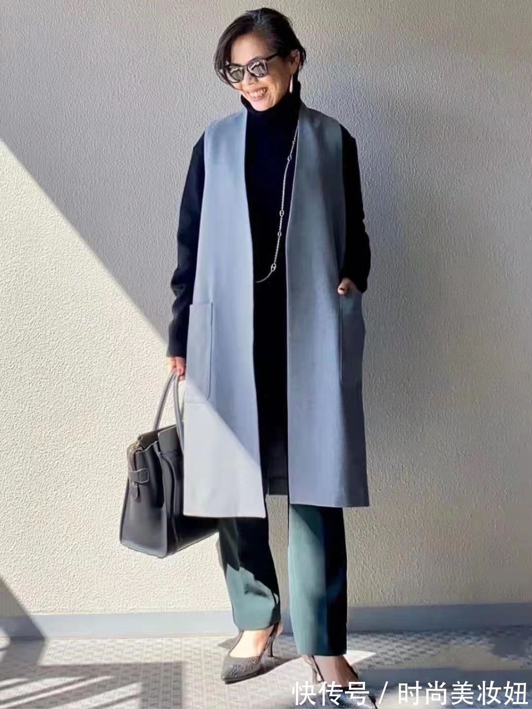 姐姐|这位58岁“小个子”姐姐太会穿,每套都保暖洋气,大妈们都该学学