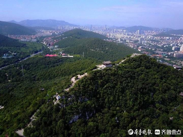 青翠欲滴|青翠欲滴，俯瞰济南大千佛山景区美景