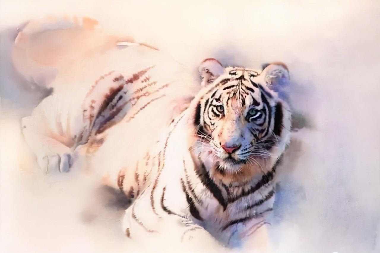 非洲#异域奇境、恍如隔世,艺术家迪兰·斯科特·皮尔斯的水彩画