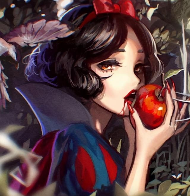 小编|当迪士尼公主换一种画风，艾莎是最美的那个，爱丽儿公主温婉如玉
