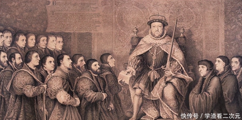 社会经济|“世俗与神权”都要统一,为加强王权,亨利八世与罗马教皇断联