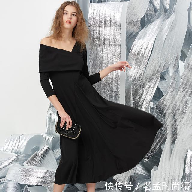 气质女神 出街or聚会都不落,小黑裙打造聚会气质女神