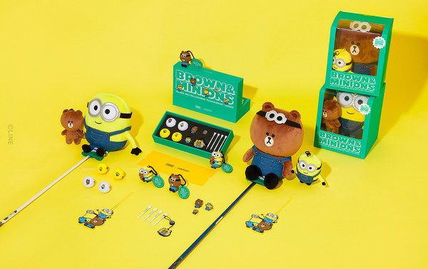 line friends|LINE FRIENDS携手Illumination推出“MINIONS X BROWN & FRIENDS”系列