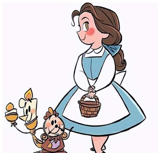 小美人鱼|当迪士尼公主变回小孩,灰姑娘气质优雅,但最可爱的还是木兰