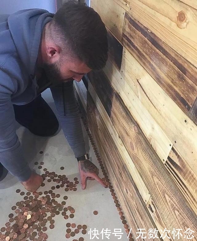 男子用硬币打造地板，独特创意吸引客人纷至踏来