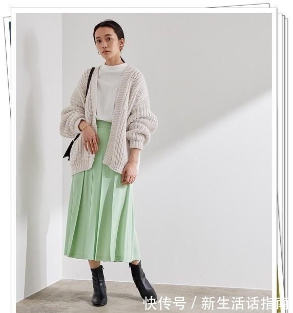 轻熟风 白色开衫的秋季轻熟风搭配示范!3种长度24例穿搭look分享!