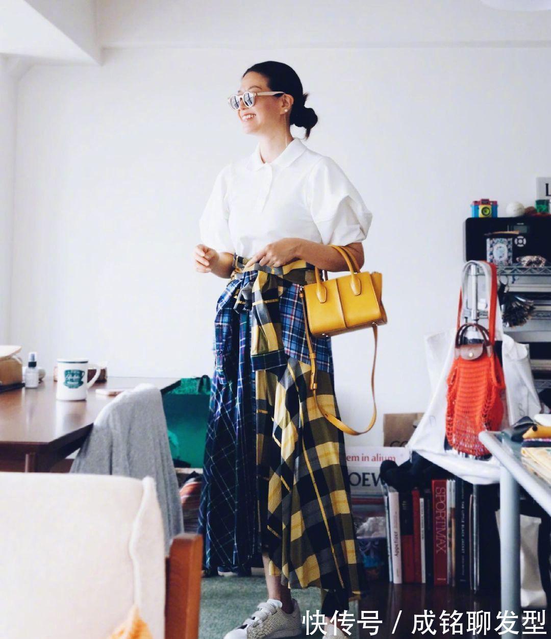 t恤|时尚与年纪无关,学学“日杂”主编的减龄搭配,气质不输年轻人