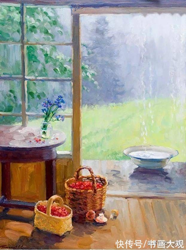 习作&阳光明媚的风景油画写生习作