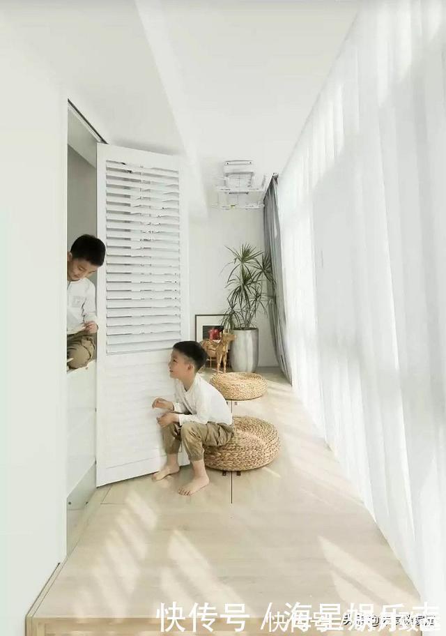 张女士|越来越多人去客厅化设计,像她家这样装修,59㎡住4口人很舒适