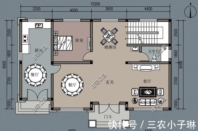 进深|7套三层农村自建房，户型方正、经典，还不赶快收了