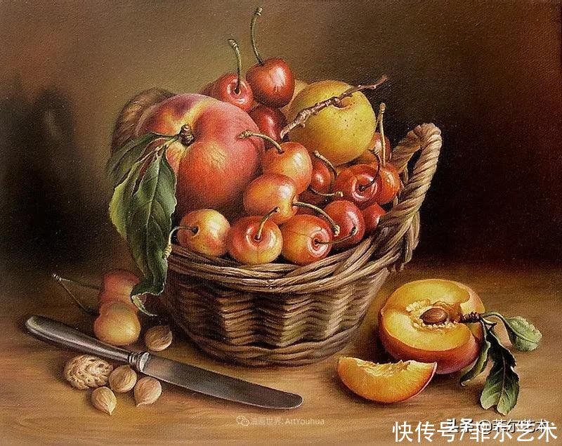 国立|女画家玛丽亚·伊利耶娃画笔下的美丽多彩的女性肖像和精美的花朵