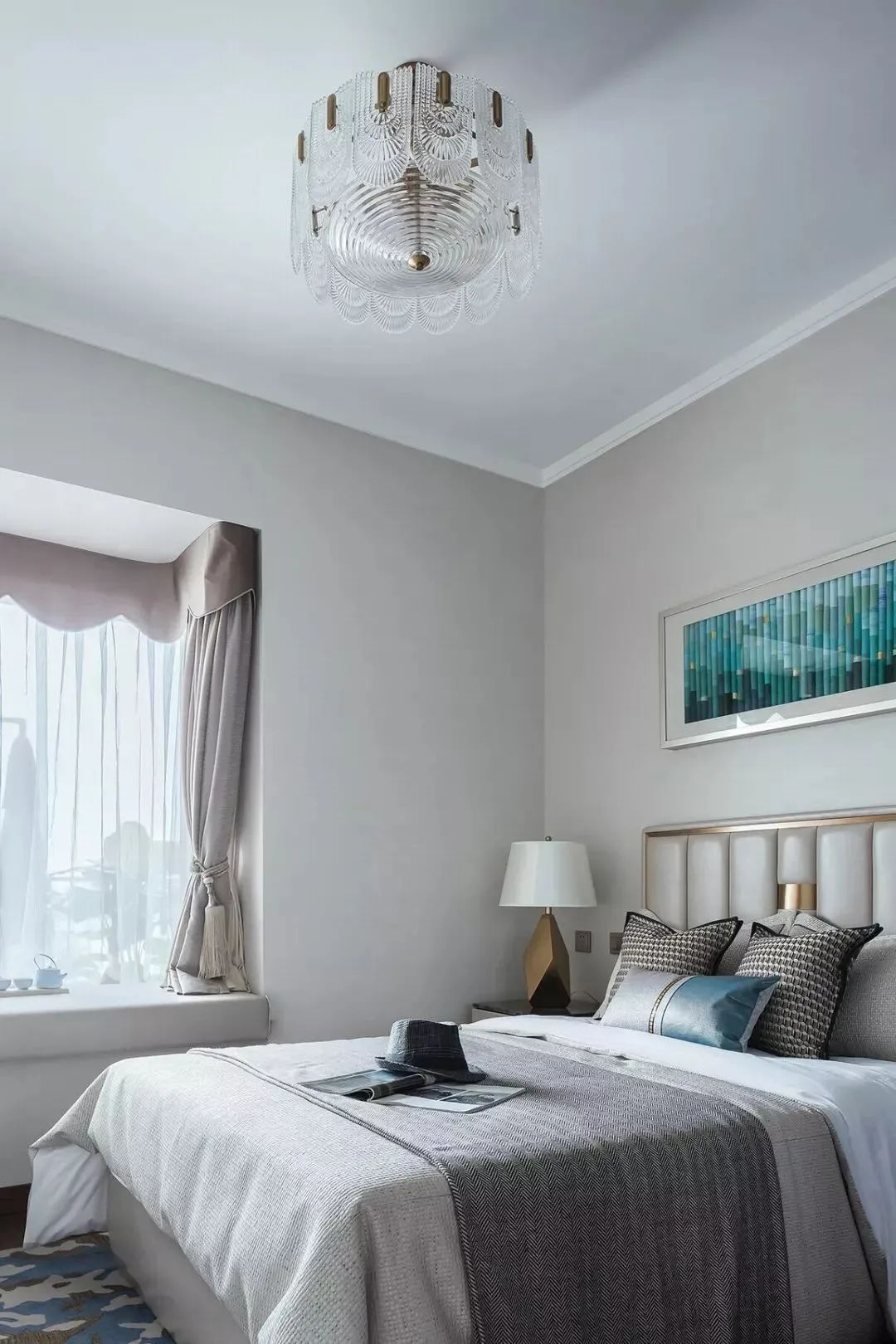 三居室新中式美居，轻奢儒雅的华丽气质|黄石装修 | 三居室