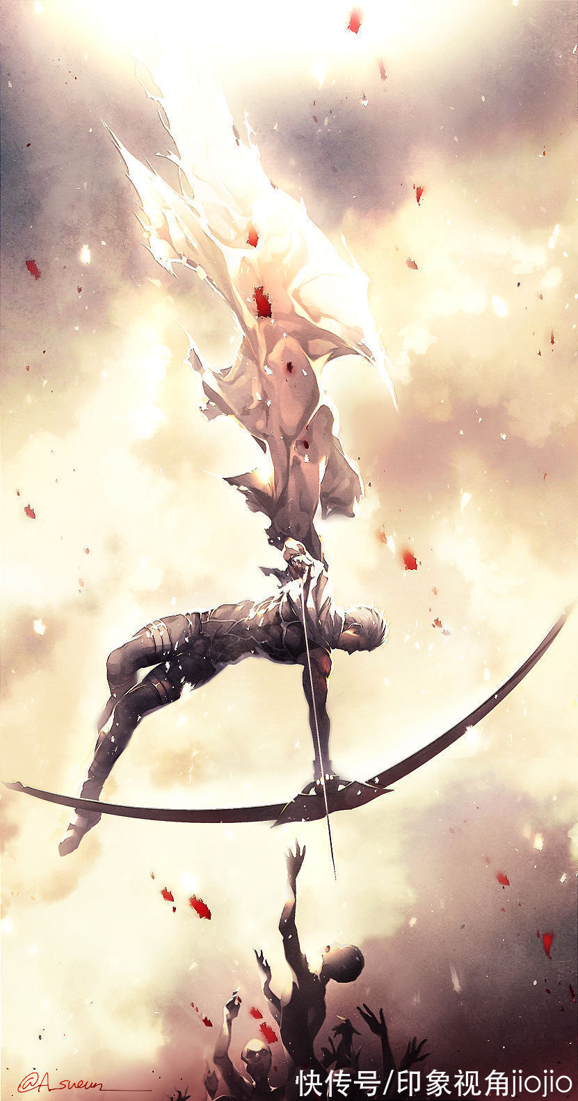 插画作品!风格各异的Fate同人插画,在氛围的渲染上也很到位