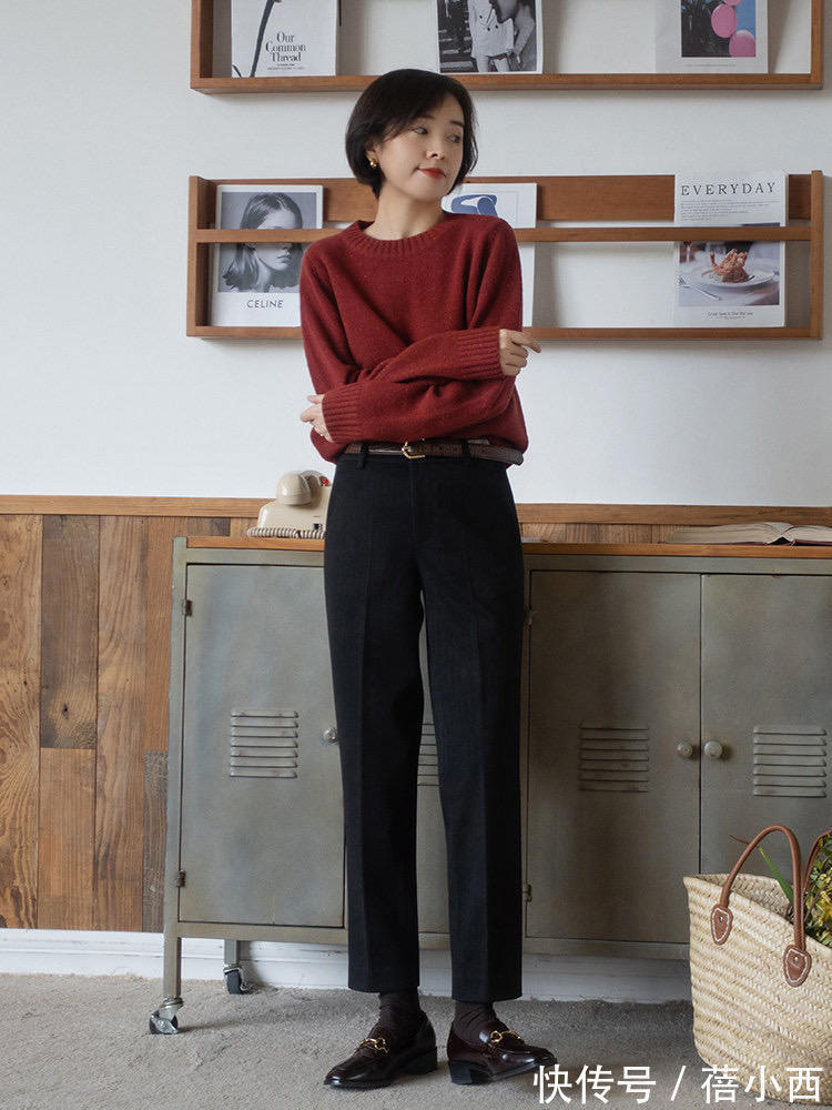 大衣|冬季“赶时髦”就穿西装裤,仅用5招穿出高级气质,美得不像话