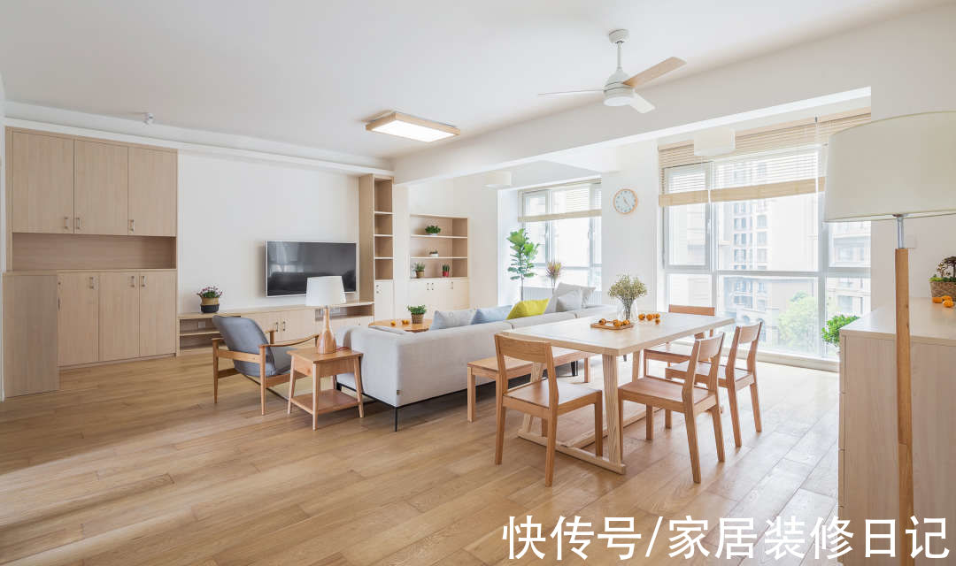 木色|明明只有110平，一个最理想的横厅圈粉加分了，住进去就不想出来