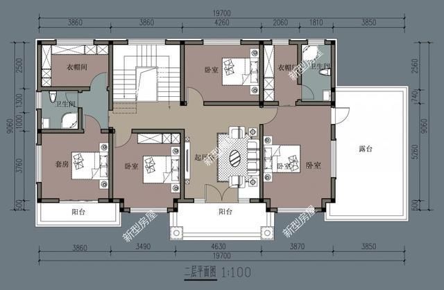 平面|车子买不起，车库必须有！分享几套农村建房图纸，最低25万搞定