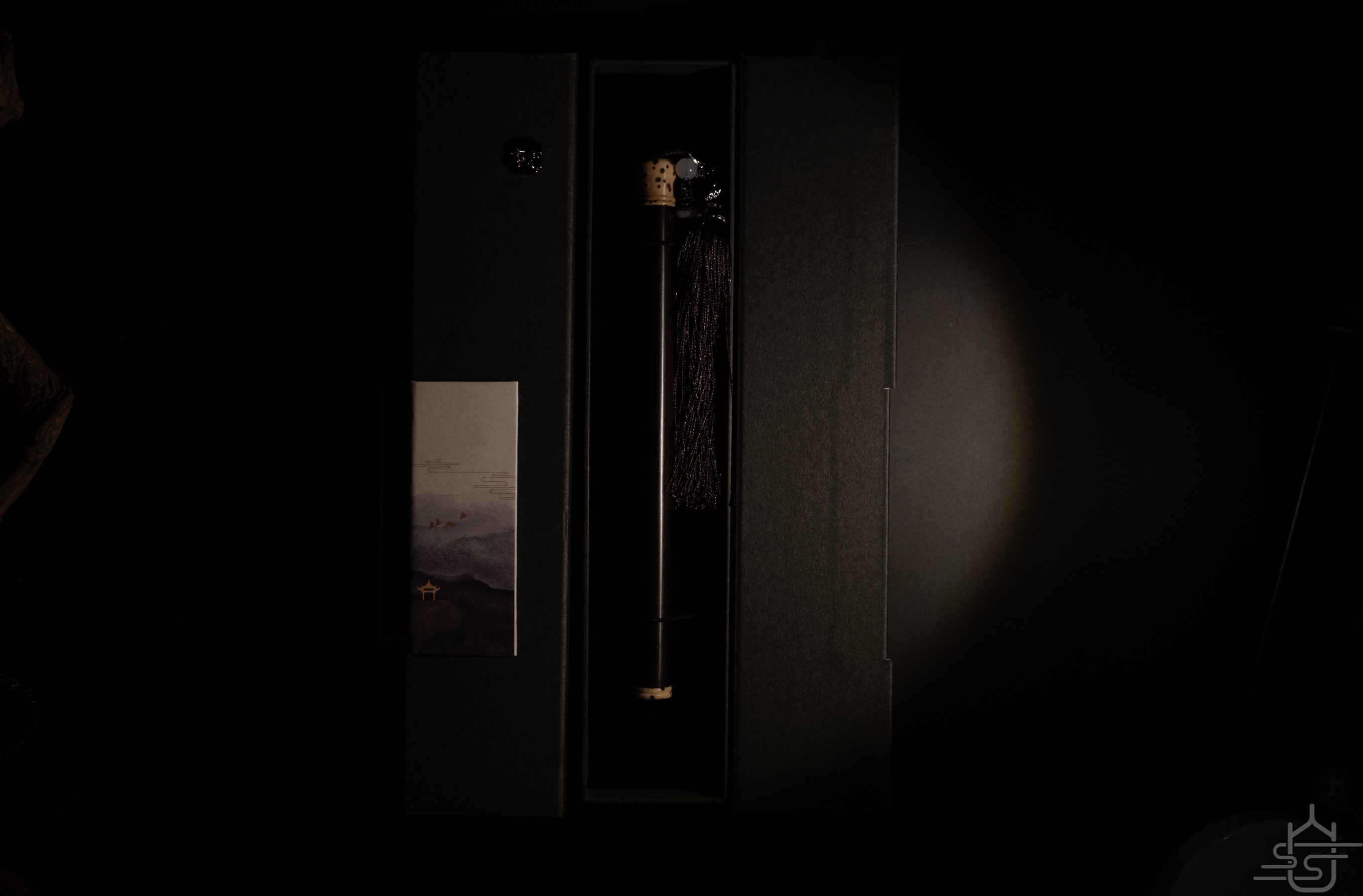 自适居手工越南红土沉香 搭配 黑檀木菩提根香桶