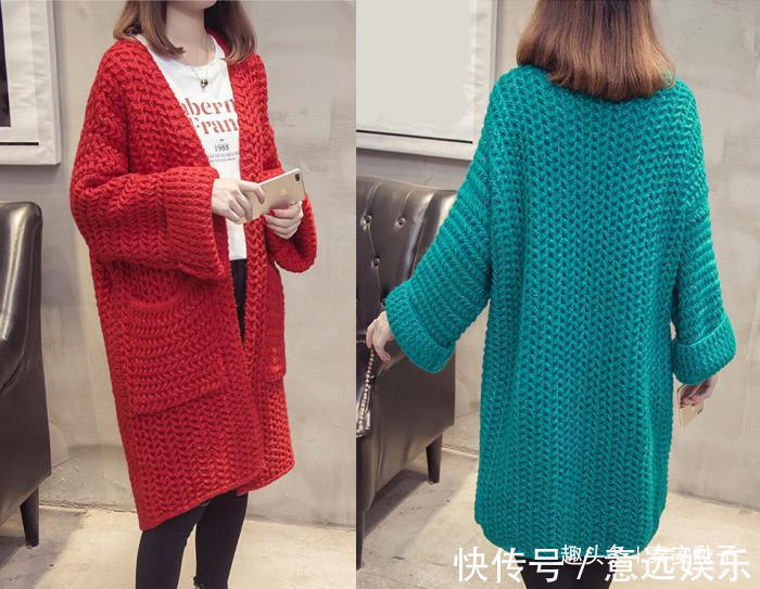 百搭 今年很流行穿“中长开衫”百搭不挑人,时髦又显气质!