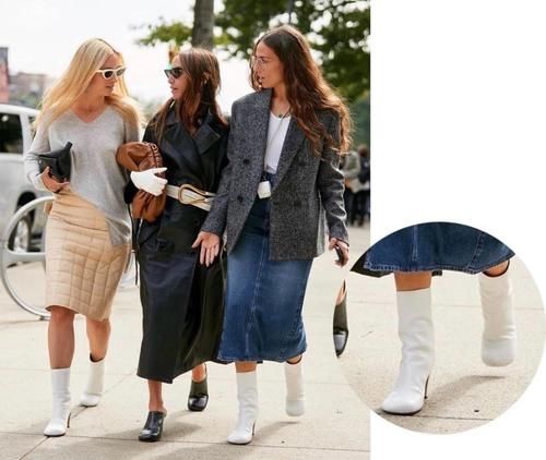 马丁靴算什么？今春大火的是“白板靴”，增高又拉腿，咋穿都时髦