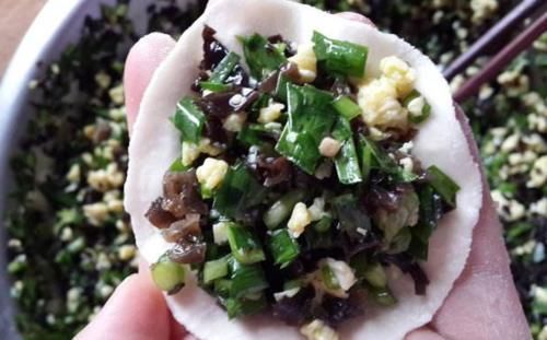 韭菜鸡蛋馅饺子|调韭菜鸡蛋馅,放调料有讲究,牢记“3放2不放”,韭菜鲜香味足