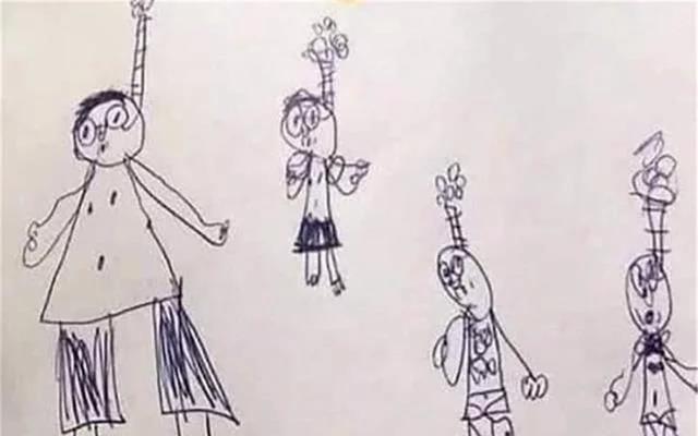 幼儿园|孩子画“全家福”作业,老师怀疑心理不健康,妈妈笑抽您看岔了