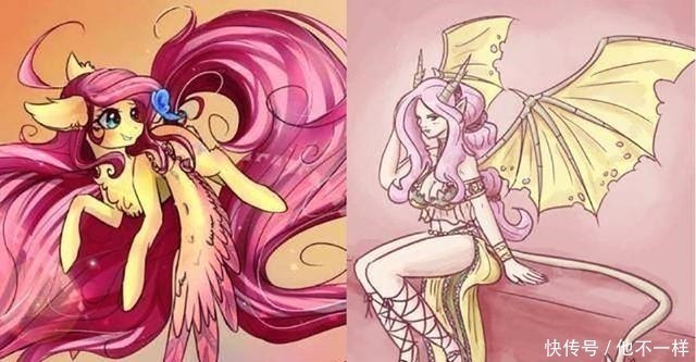 紫悦|小马宝莉当紫悦有了天使之翼,露娜换上精灵翅膀,柔柔变小恶魔