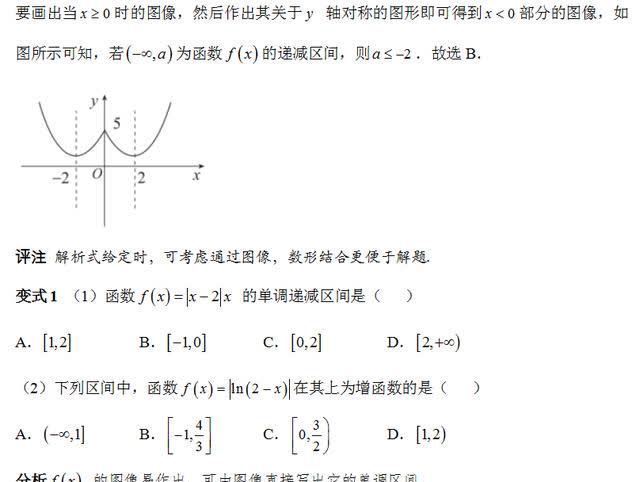 《高中数学真经》阅读下载2：函数的单调性（PDF）