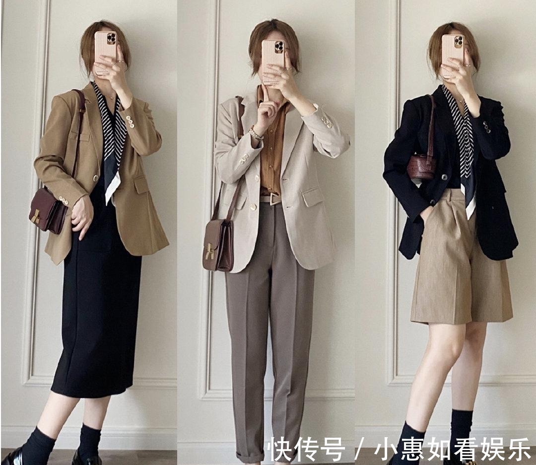 丝巾|入秋穿啥?试试极简风,简单大方,轻松穿出好质感
