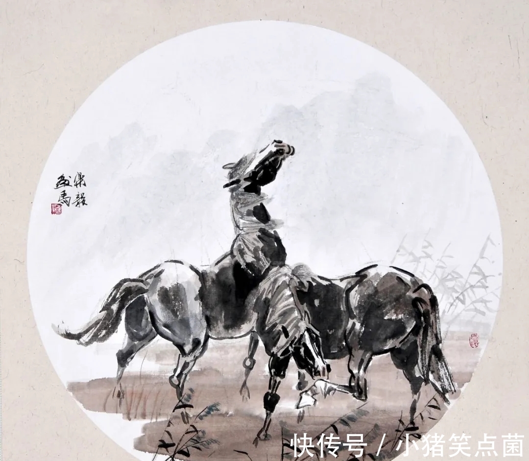 人观|他笔下的骏马,作品不落俗套,让人观之如闻其声