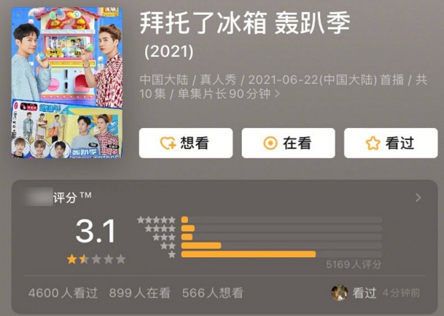 何尔萌|《拜冰轰趴季》评分3.1，看王嘉尔被当成马骑，这评分一点不冤枉